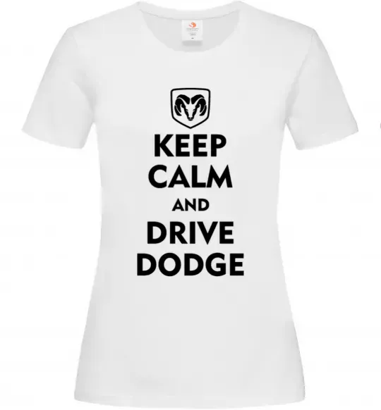 Жіноча футболка Drive Dodge Білий фото