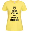 Жіноча футболка Drive Dodge Лимонний Жіноча футболка Drive Dodge Лимонний фото