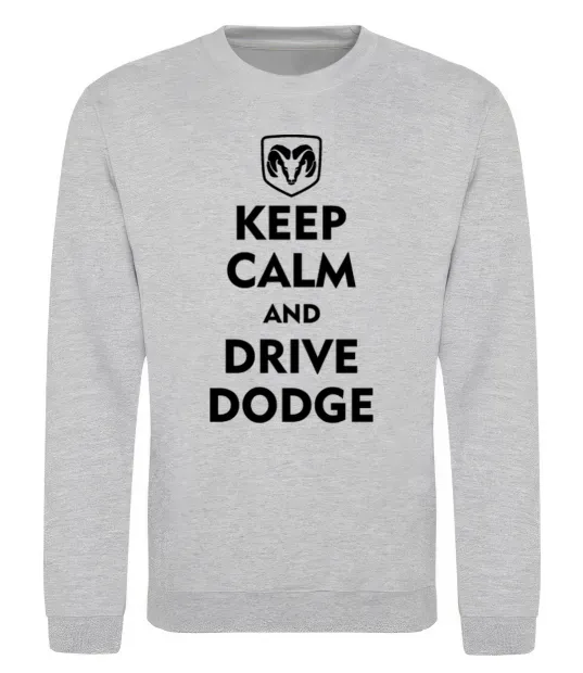 Свитшот Drive Dodge Серый меланж фото