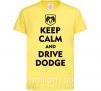 Детская футболка Drive Dodge Лимонный фото