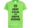 Дитяча футболка Drive Dodge Лаймовий фото
