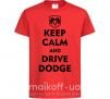 Детская футболка Drive Dodge Красный фото