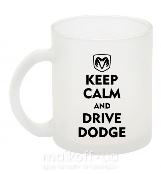 Чашка стеклянная Drive Dodge Фроузен фото