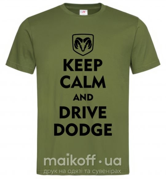 Чоловіча футболка Drive Dodge Оливковий фото
