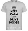 Мужская футболка Drive Dodge Серый фото