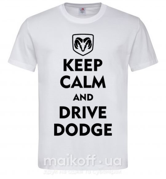 Чоловіча футболка Drive Dodge Білий фото