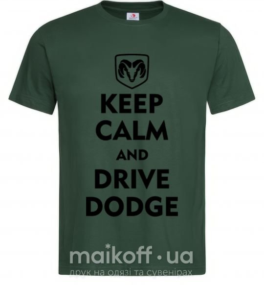 Мужская футболка Drive Dodge Темно-зеленый фото