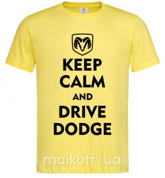 Чоловіча футболка Drive Dodge Лимонний фото