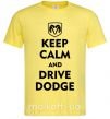 Чоловіча футболка Drive Dodge Лимонний фото