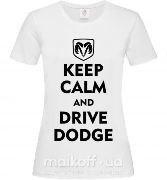 Жіноча футболка Drive Dodge Білий фото