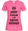 Женская футболка Drive Dodge Ярко-розовый фото