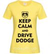 Женская футболка Drive Dodge Лимонный фото