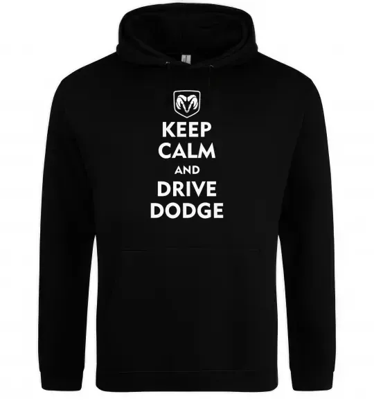 Мужская толстовка (худи) Drive Dodge Черный фото