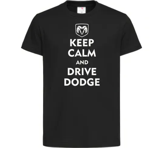 Дитяча футболка Drive Dodge Чорний фото