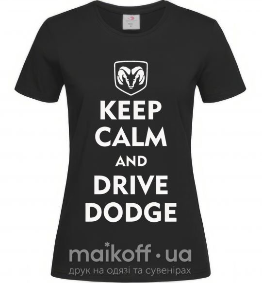 Женская футболка Drive Dodge Черный фото