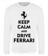 Свитшот Drive Ferrari Белый фото