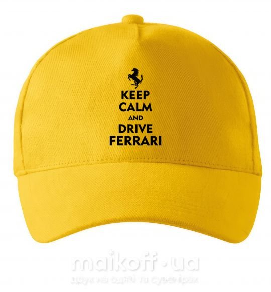 Кепка Drive Ferrari Сонячно жовтий фото
