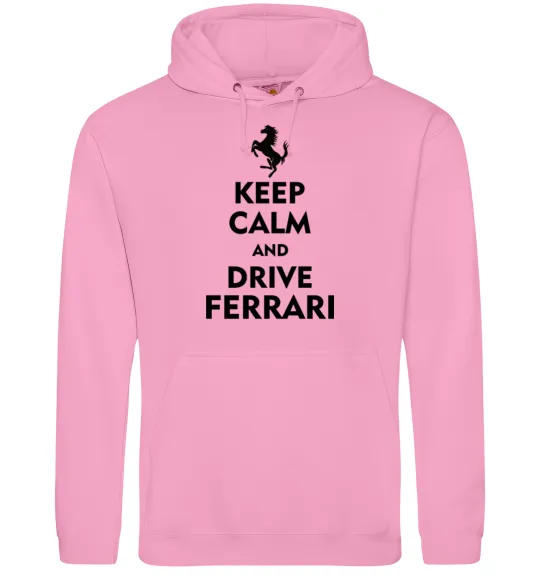 Чоловіча толстовка (худі) Drive Ferrari Рожевий фото