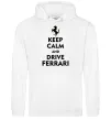 Жіноча толстовка (худі) Drive Ferrari Білий фото