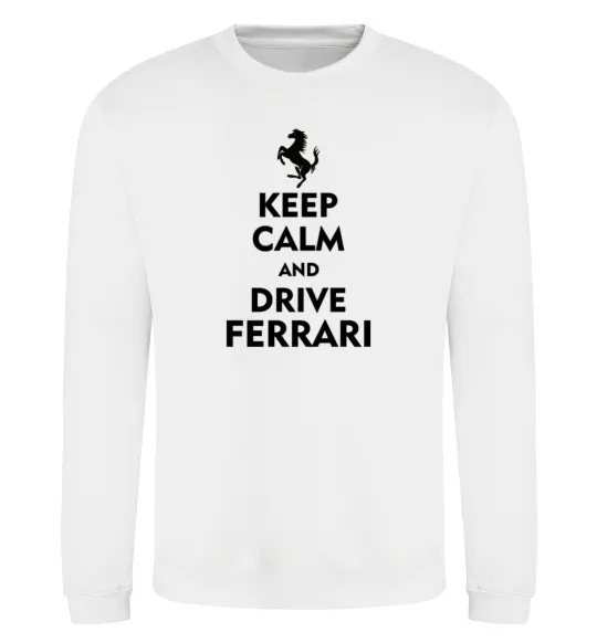 Світшот Drive Ferrari Білий фото