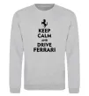 Світшот Drive Ferrari Сірий меланж фото
