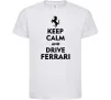 Дитяча футболка Drive Ferrari Білий Дитяча футболка Drive Ferrari Білий фото