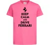 Дитяча футболка Drive Ferrari Яскраво-рожевий Дитяча футболка Drive Ferrari Яскраво-рожевий фото