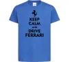 Дитяча футболка Drive Ferrari Яскраво-синій Дитяча футболка Drive Ferrari Яскраво-синій фото