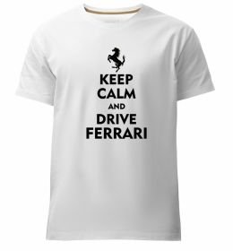 Чоловіча преміум футболка Drive Ferrari