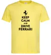 Чоловіча футболка Drive Ferrari Лимонний фото