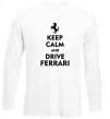 Лонгслив Drive Ferrari Белый фото