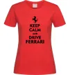 Жіноча футболка Drive Ferrari Червоний Жіноча футболка Drive Ferrari Червоний фото