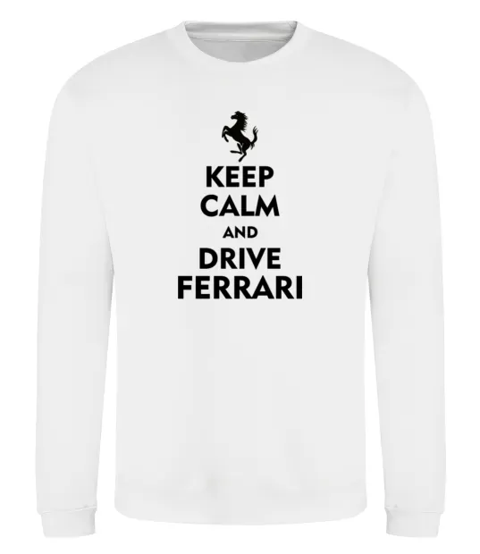 Світшот Drive Ferrari Білий фото