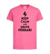Дитяча футболка Drive Ferrari Яскраво-рожевий фото