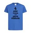 Дитяча футболка Drive Ferrari Яскраво-синій фото