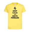Дитяча футболка Drive Ferrari Лимонний фото