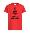 Дитяча футболка Drive Ferrari Червоний фото