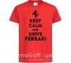 Дитяча футболка Drive Ferrari Червоний фото