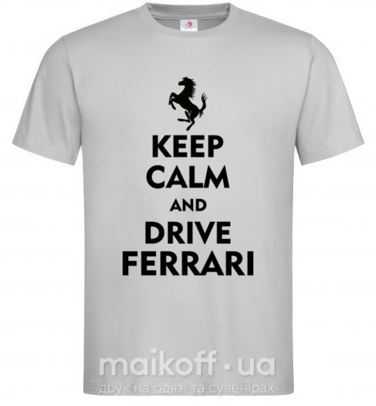 Чоловіча футболка Drive Ferrari Сірий фото