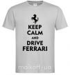 Чоловіча футболка Drive Ferrari Сірий фото