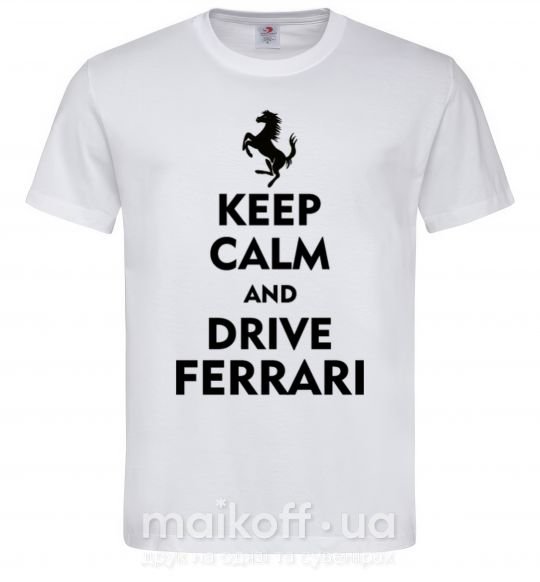 Мужская футболка Drive Ferrari Белый фото