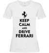 Женская футболка Drive Ferrari Белый фото