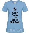 Жіноча футболка Drive Ferrari Блакитний фото