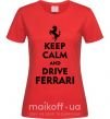 Жіноча футболка Drive Ferrari Червоний фото