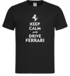 Чоловіча футболка Drive Ferrari Чорний фото