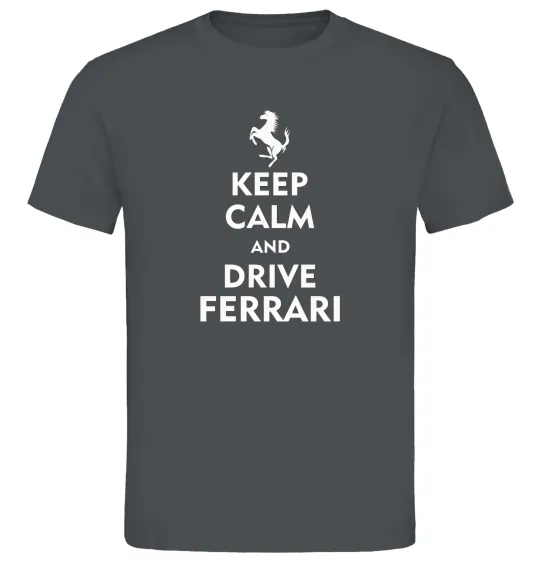 Чоловіча футболка Drive Ferrari Графіт фото