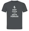 Чоловіча футболка Drive Ferrari Графіт фото