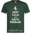 Чоловіча футболка Drive Ferrari Темно-зелений фото