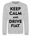 Світшот Drive Fiat Сірий меланж фото
