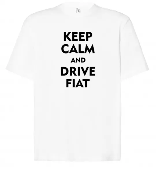 Футболка Оверсайз Drive Fiat Білий фото